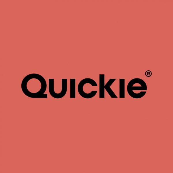 quickie logo mit hintergrund